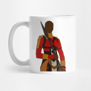 Okoye Dora Milaje Black panther Fan Art Sticker Mug